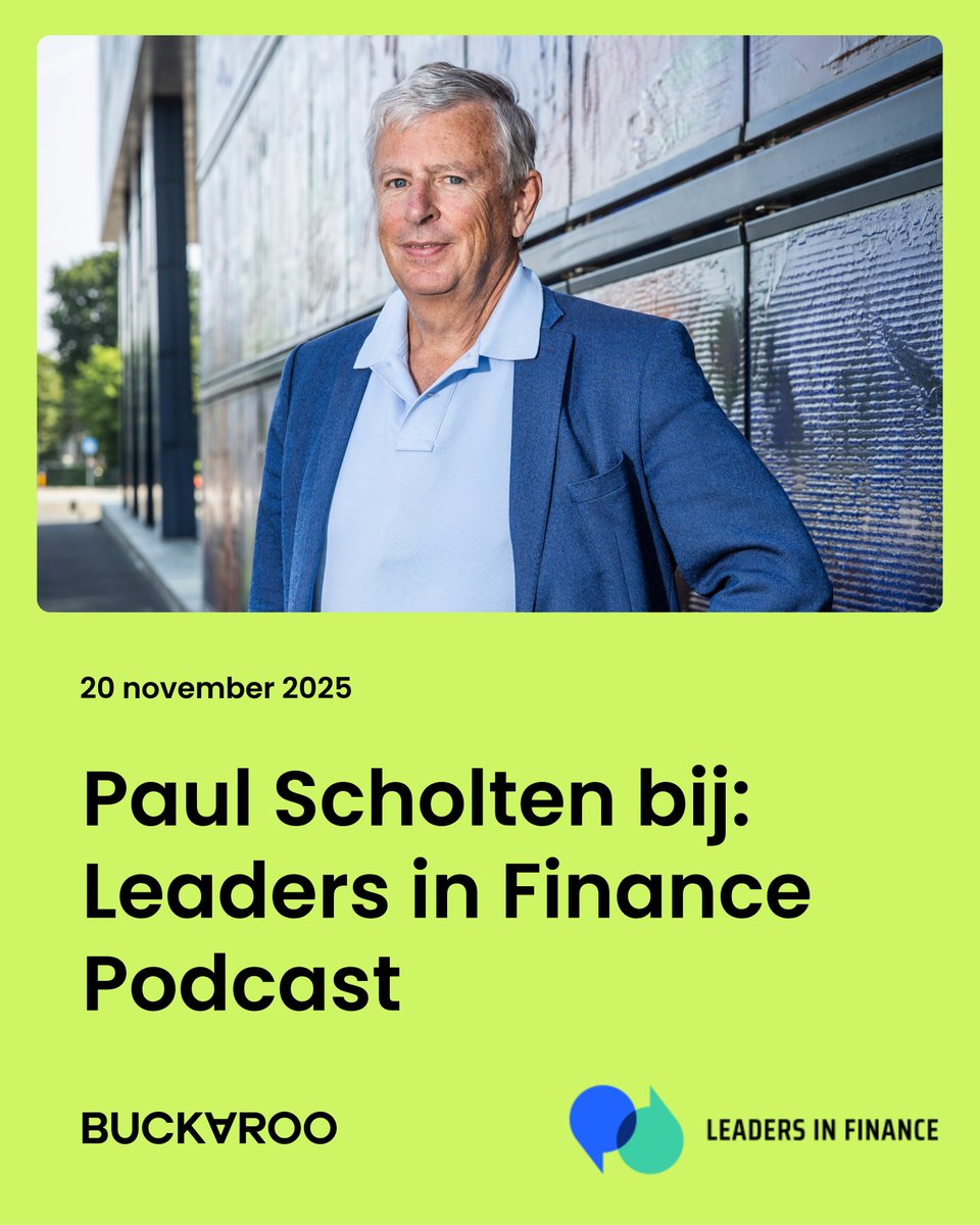 CEO Paul Scholten is morgen te horen in de Leaders in Finance Podcast 🎙️

Hij deelt zijn loopbaanlessen, internationale ervaringen en visie op o.a. neobanken en Embedded Finance.

👉 Beluister de aflevering morgen: open.spotify.com/show/1Npnk1WCt…

#Buckaroo #FinTech  #podcast