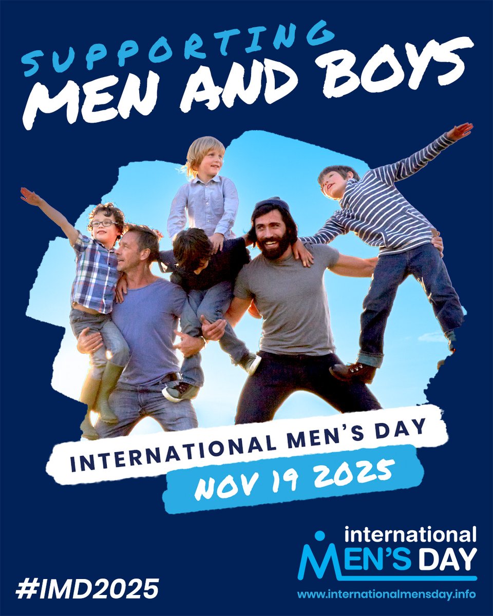 TANA recognizes International Men’s Day Nov. 19. The theme for this year is “Supporting Men and Boys,” a timely reminder to consider how you can celebrate and support the men and boys in your life. internationalmensday.info #IMD2025