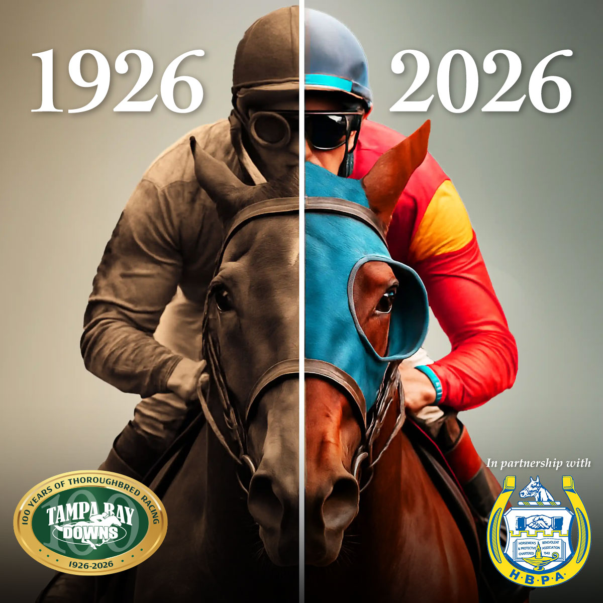 TampaBayDownsFL's tweet photo. Opening Day | 100 Years of Tampa Bay Downs

Nov 19, 2025 – Top stables, elite jockeys &amp; trainers return for a historic season. Free admission. Gates open 11:00 AM. Post Time 12:25. Be part of racing history.

#TampaBayDowns #OpeningDay2025 #HorseRacing #FloridaRacing #TurfRacing https://t.co/HRo6FVClhD
