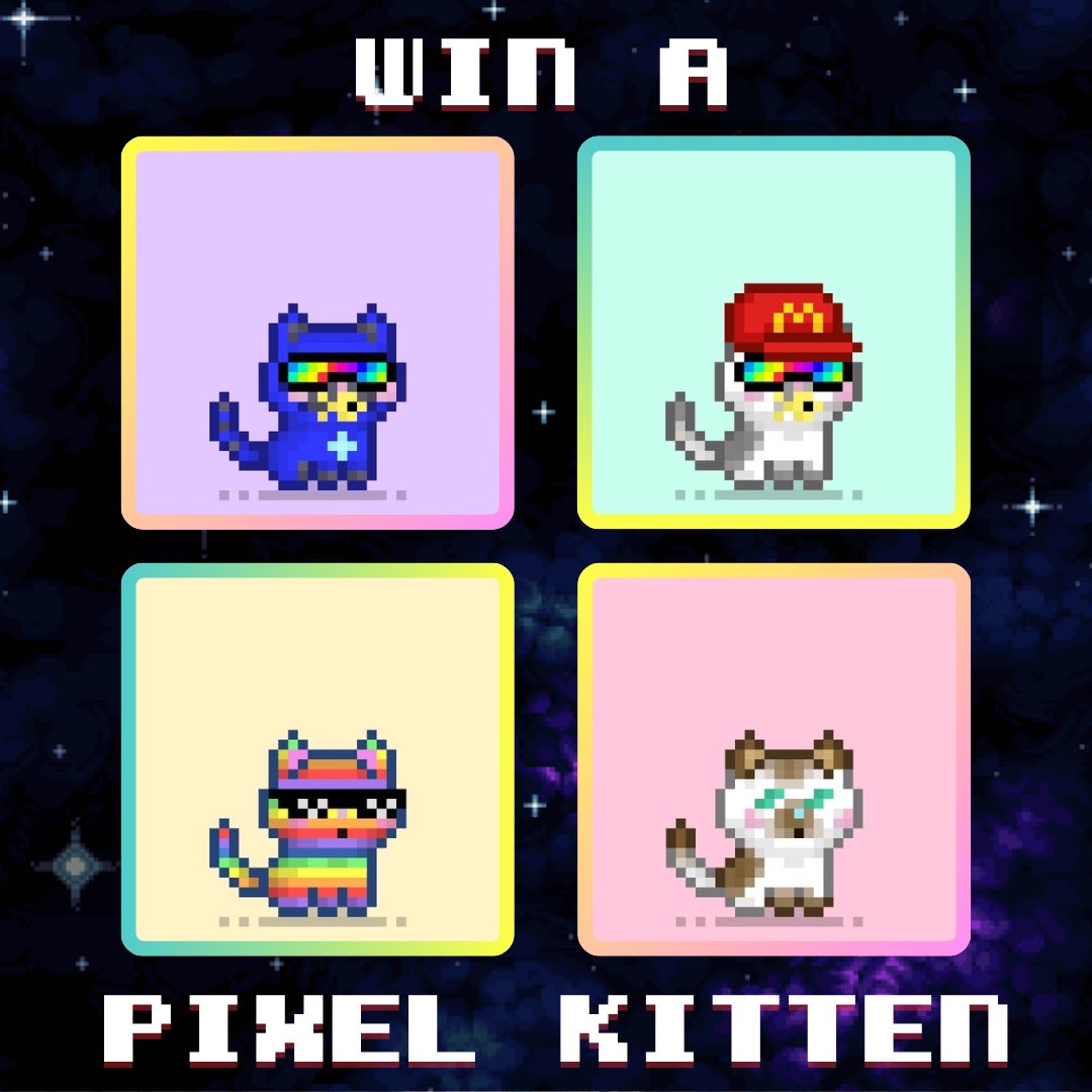 🐾 PIXEL KITTEN QUEST 🐾

To celebrate the <a href="/YGGPlaySummit/">YGG Play Summit</a>, we’re giving away 4 Pixel Kittens 4 lucky winners😸

🤳 How to enter:

1️⃣ Visit <a href="/pixels_online/">Pixels</a>
2️⃣ Find your favorite YGG UGC 
3️⃣ Snap a selfie with it
4️⃣ Post it below tagging <a href="/pixels_online/">Pixels</a> &amp; <a href="/YGGPlaySummit/">YGG Play Summit</a> 👇