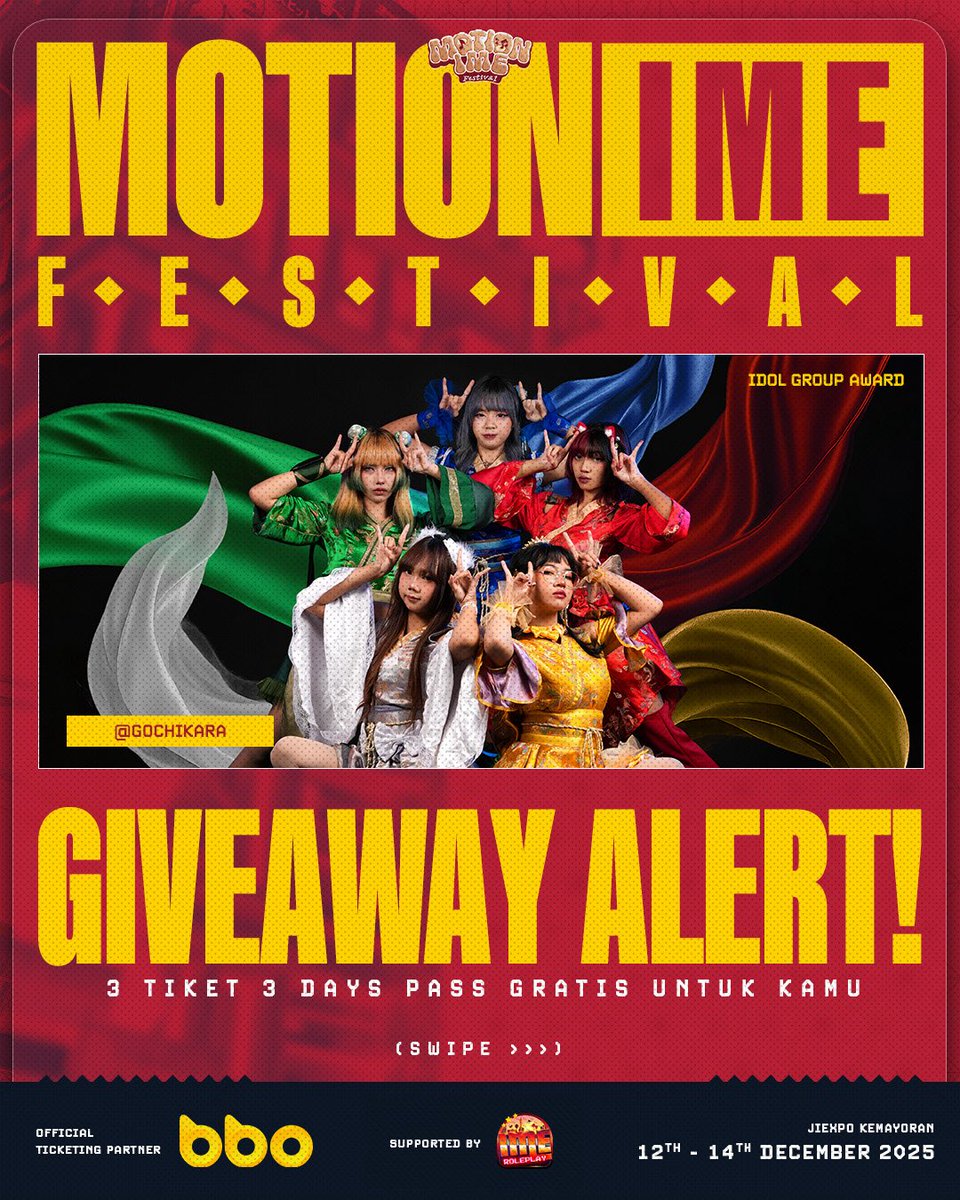 gochikara's tweet photo. Yang mau ikutan bisa komen di feed Instagram gochikara di postingan ini ya 🥳
#Motionime
https://t.co/zZgYOvGRJe https://t.co/wHobuoTOmU