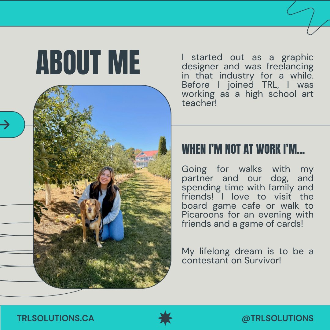 SolutionsTrl's tweet image. Meet Shae, one of our Account Managers! 👋 As the newest addition to our team, Shae is already impressing everyone with her strategic thinking and confidence in working with clients. Say hi to Shae in the comments!

#TRLSolutions #MeettheTeam #TeamAppreciation #DigitalMarketing