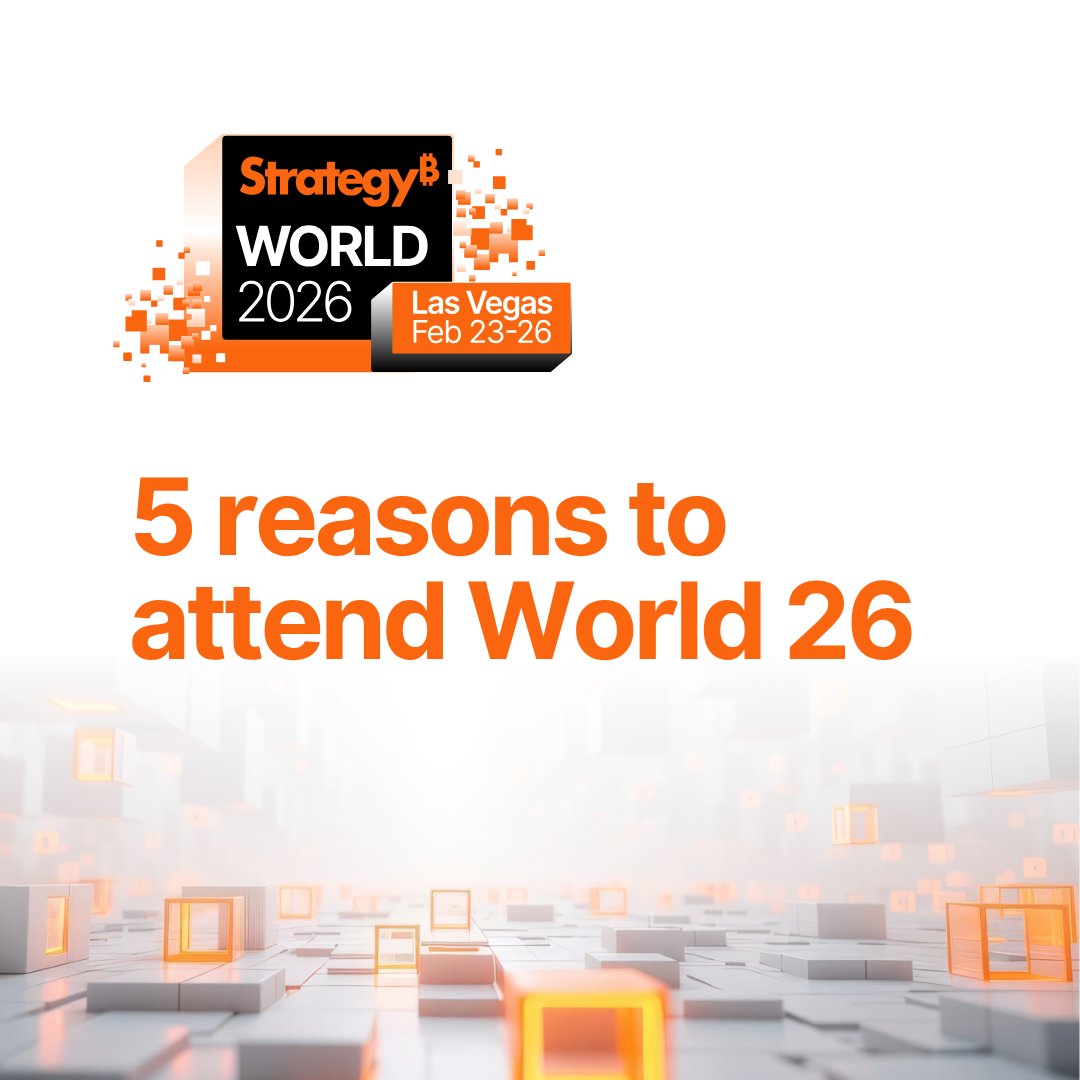 MicroStrategy's tweet image. 🚀 5 reasons you can’t miss #StrategyWorld26

From Feb 23–26, Las Vegas becomes the global hub for AI, BI &amp;amp; Bitcoin innovation.

🔗 Explore &amp;amp; register: ow.ly/hRh250XqOaN

#SemanticLayer #AIInnovation #EnterpriseAI