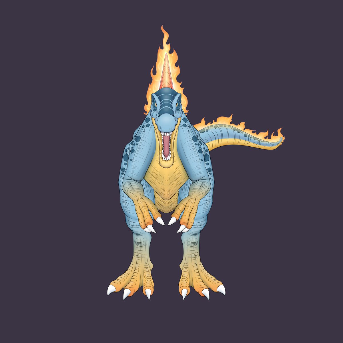 PyroSpinoTTV's tweet image. 🦖 Vtubers Post Your Model Trend 🦖 
Spinosaurus, Dinosaur Vtuber!