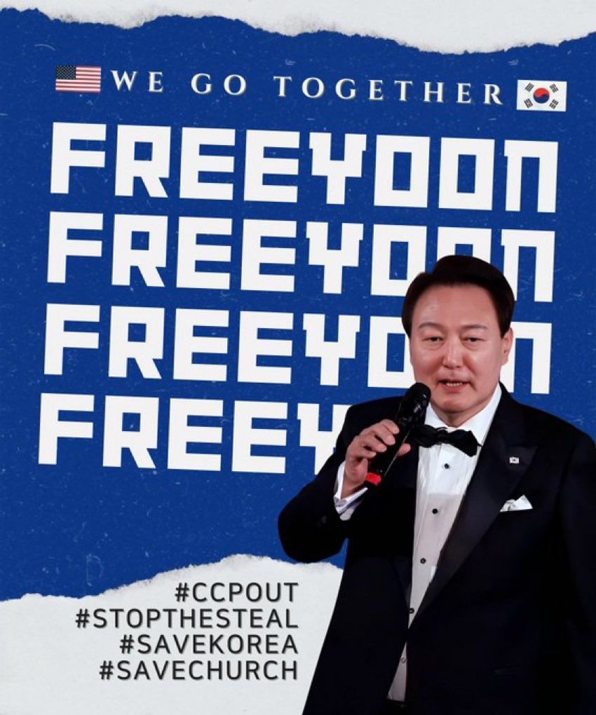 sudyomi's tweet image. Martial law is lawful, the president’s rightful power — declared to expose election fraud. #FreeYoon #SaveKorea #JailLee

@WhiteHouse @realDonaldTrump @SecRubio @SecWar @FBIDirectorKash @FBIDDBongino @GordonGChang @DrTaraO @elonmusk @ColonelRETJohn2 @NewshamGrant @MorseHTan…