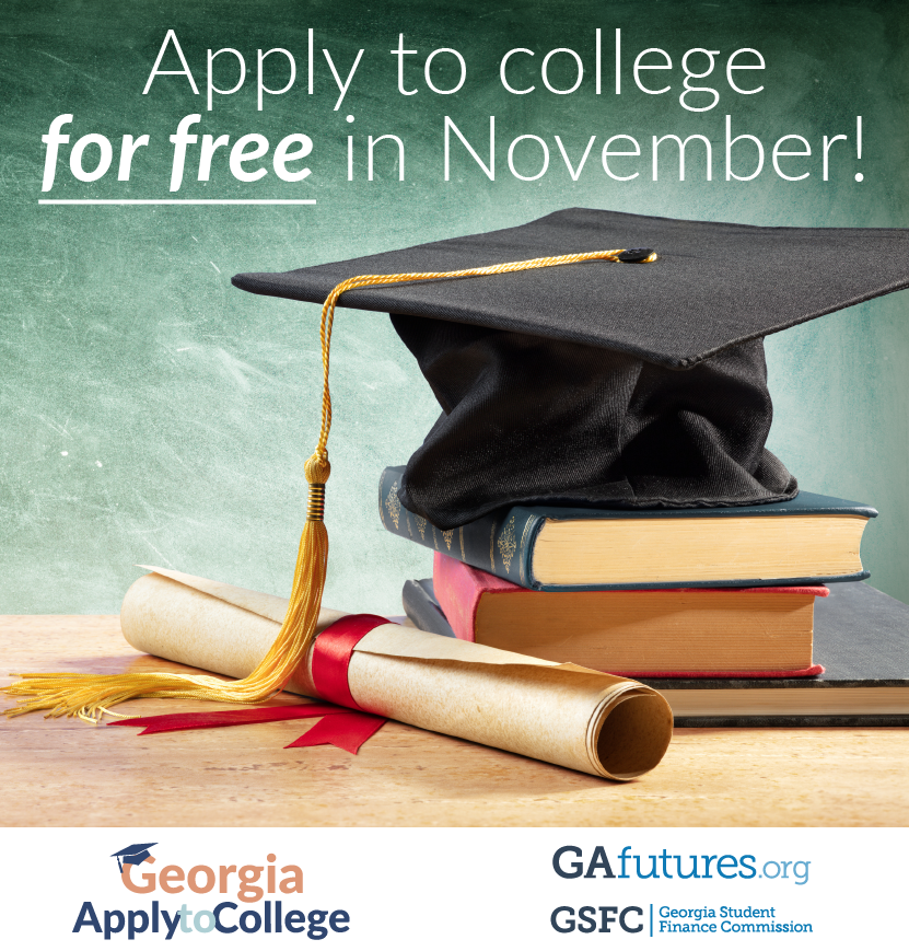 GAfutures's tweet image. Your future starts with one application! 

💫 It’s Georgia Apply to College Month, the perfect time to take that first big step toward your goals. Apply to college today! 

gafutures.org/college-planni…