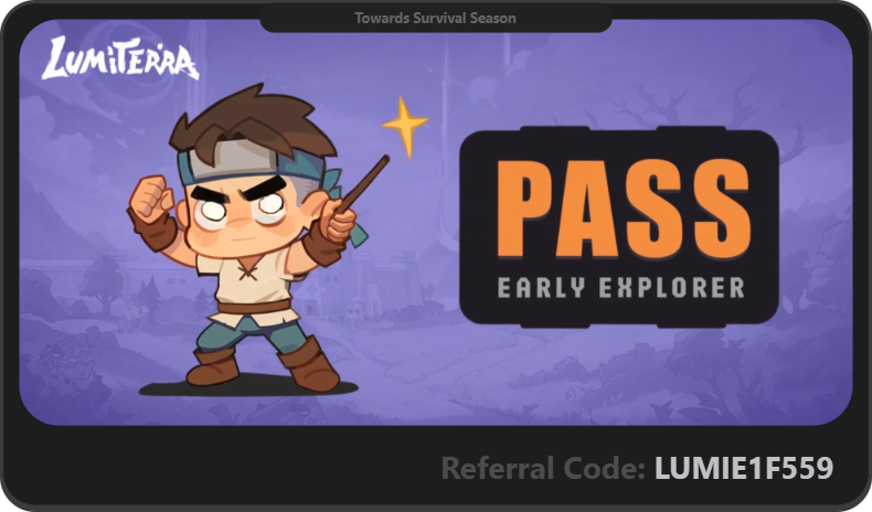 0xGustavo's tweet photo. Lumiterra Survival Season lands on Monad, Nov 24
Grab your early-access rewards with my referral code: LUMIE1F559
 https://t.co/g12zBujR26 https://t.co/DSnkjvNdHs