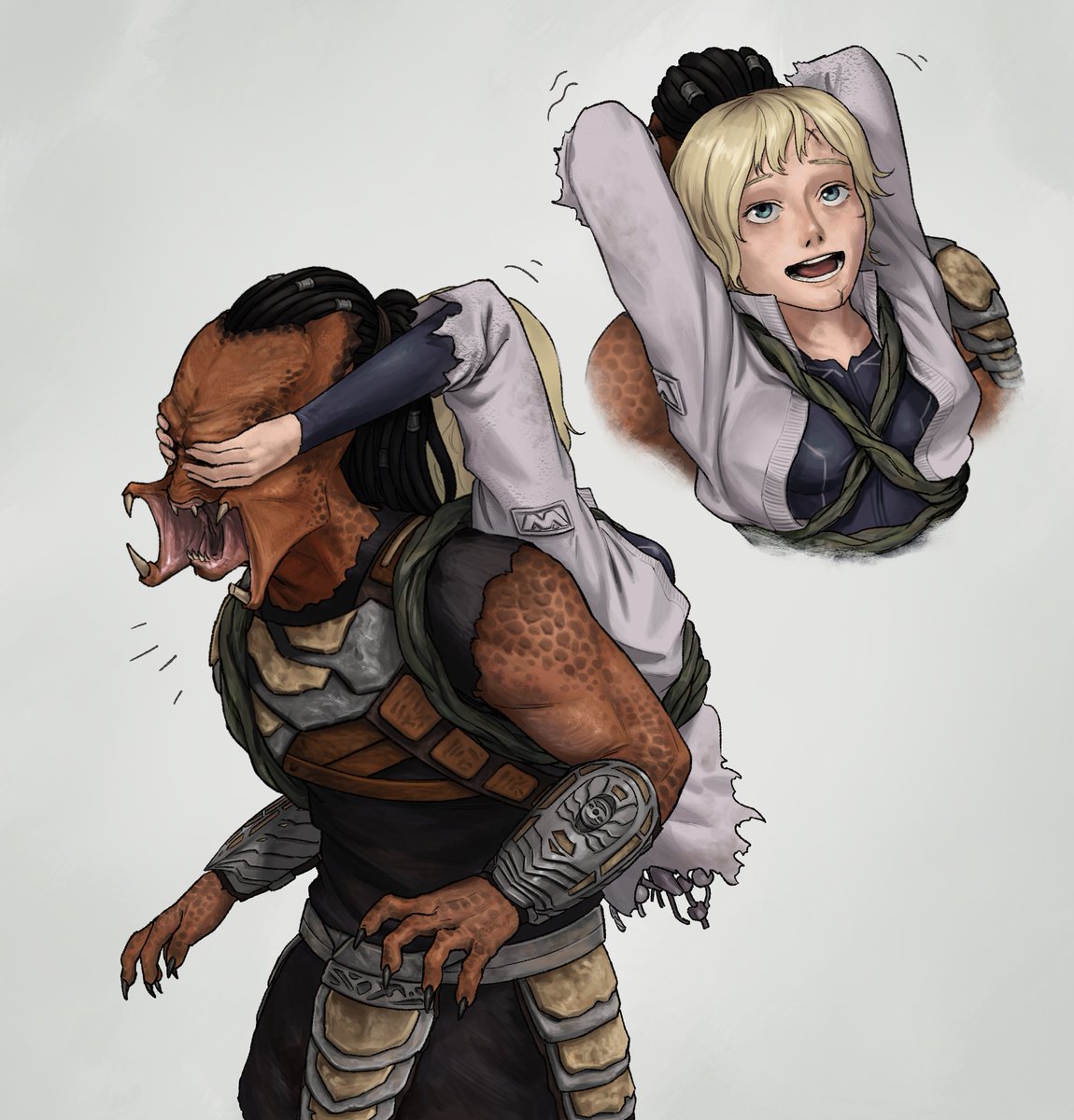 a_chestnuthead's tweet image. not a good nor perfect film. 
but I love #PredatorBadlands.

#Dekthia #predator