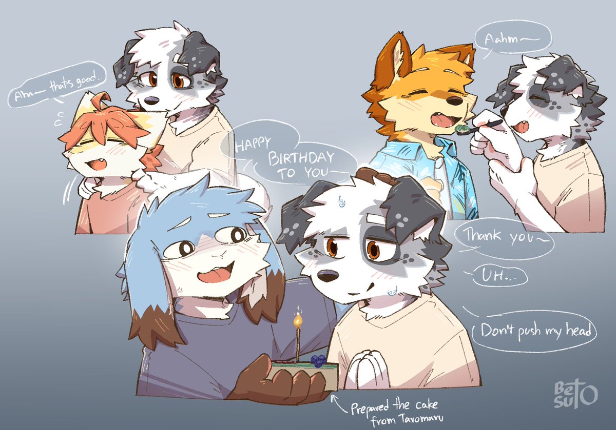 I’ve been doing early birthday surprise to him on BangkokBeasts Trip
but these are what he made before I surprise him