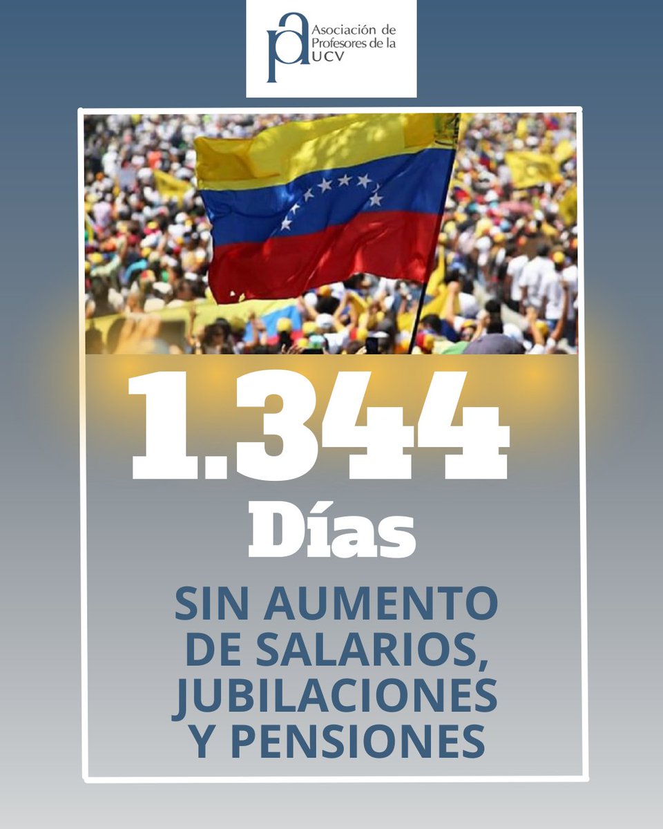 #UCV #Profesores #Venezuela #SalariosDignosYa #BonoNoEsSalario