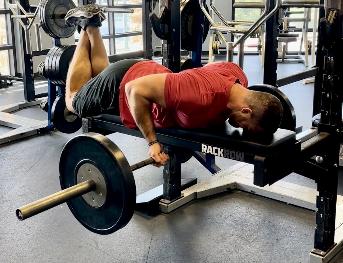<a href="/joshstrength/">Josh Bryant</a> It’s a staple in our programs. I love it so much, I designed a seal row bench that works in any power rack: check it out at RackRow.com