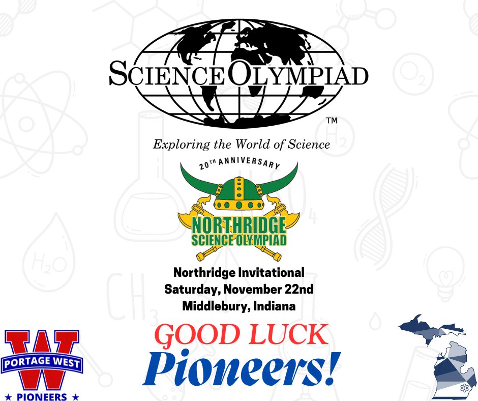 GoWestMS's tweet image. Good luck Saturday in Indiana Science Olympiad Pioneers!

#ScienceOlympiad #NorthridgeInvitational #AllIn #TheWestWay