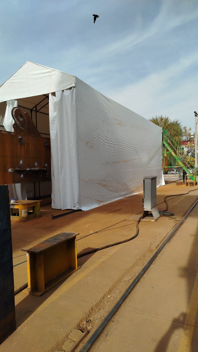 SesaTente's tweet image. Kumlama Boya Çadır #çadır #kumlama #boya #raylıcadir