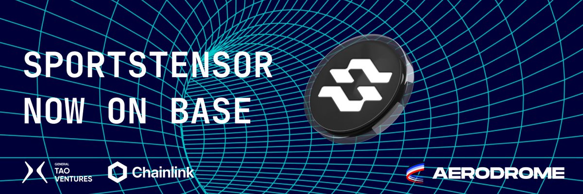 sportstensor's tweet image. Sportstensor (SN41) is now on Base

We’ve crossed the proverbial point of no return with the help of @gtaoventures and @chainlink Project Rubicon.

Bridging alpha tokens directly between Bittensor and @base marks a new era of unlocking liquidity for subnets and Sportstensor is…