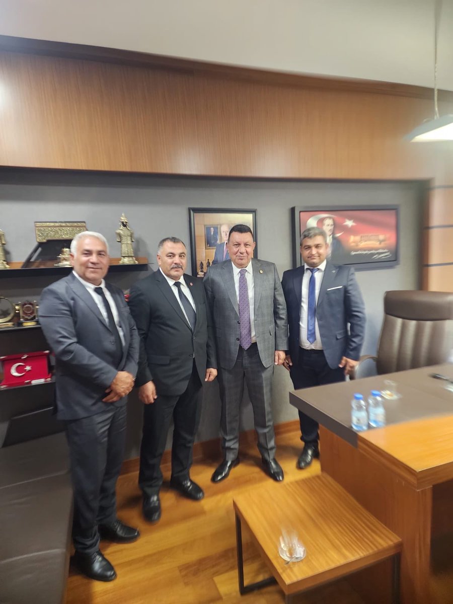Gazi Mecliste ziyaretimize gelen  Birecik Şehit ve Gaziler Dernek Başkanı Sayın Abdullah Uçar, Sayın Hüseyin Yılmaz ve Sayın Mehmet Yılmaz’a teşekkür ederim.