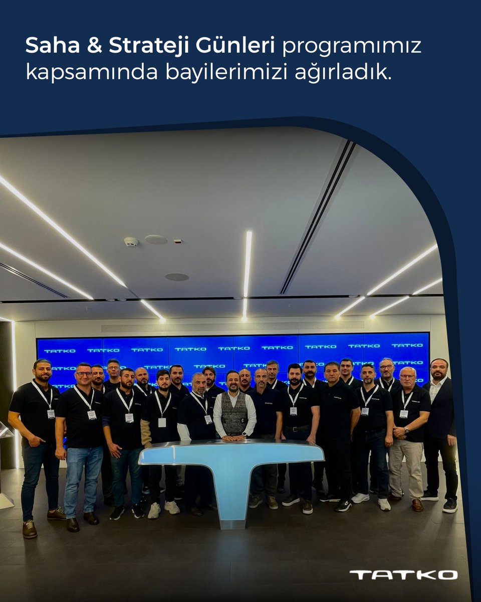 TatkoLastik's tweet photo. “Saha &amp; Strateji Günleri” programımız kapsamında bu kez Adana ve Mersin’deki değerli bayilerimizle bir araya geldik. 

Geçmişimizden aldığımız güçle geleceğe yönelik vizyonumuzu paylaşırken, sektörümüzdeki gelişmeleri de birlikte değerlendirdik. https://t.co/U9OnAfApxr