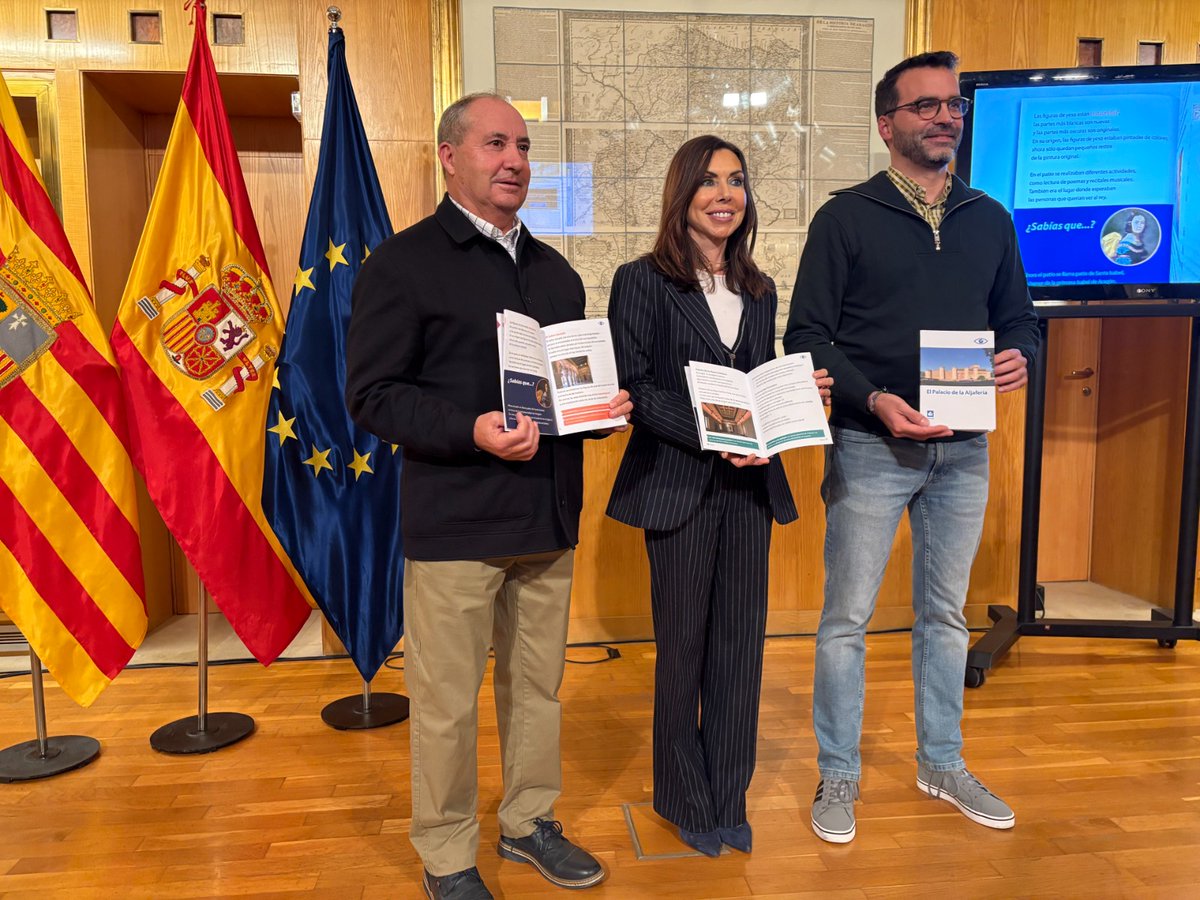 cortes_aragon's tweet image. 🏰🍀La #Aljafería en #lecturafácil

La presidenta de las Cortes, @MartaFe24, ha presentado esta guía para hacer de @laaljaferia un lugar más inclusivo y accesible para las personas con discapacidad intelectual o con dificultades de comprensión lectora.

📋 cortesaragon.es/Nota-de-prensa…