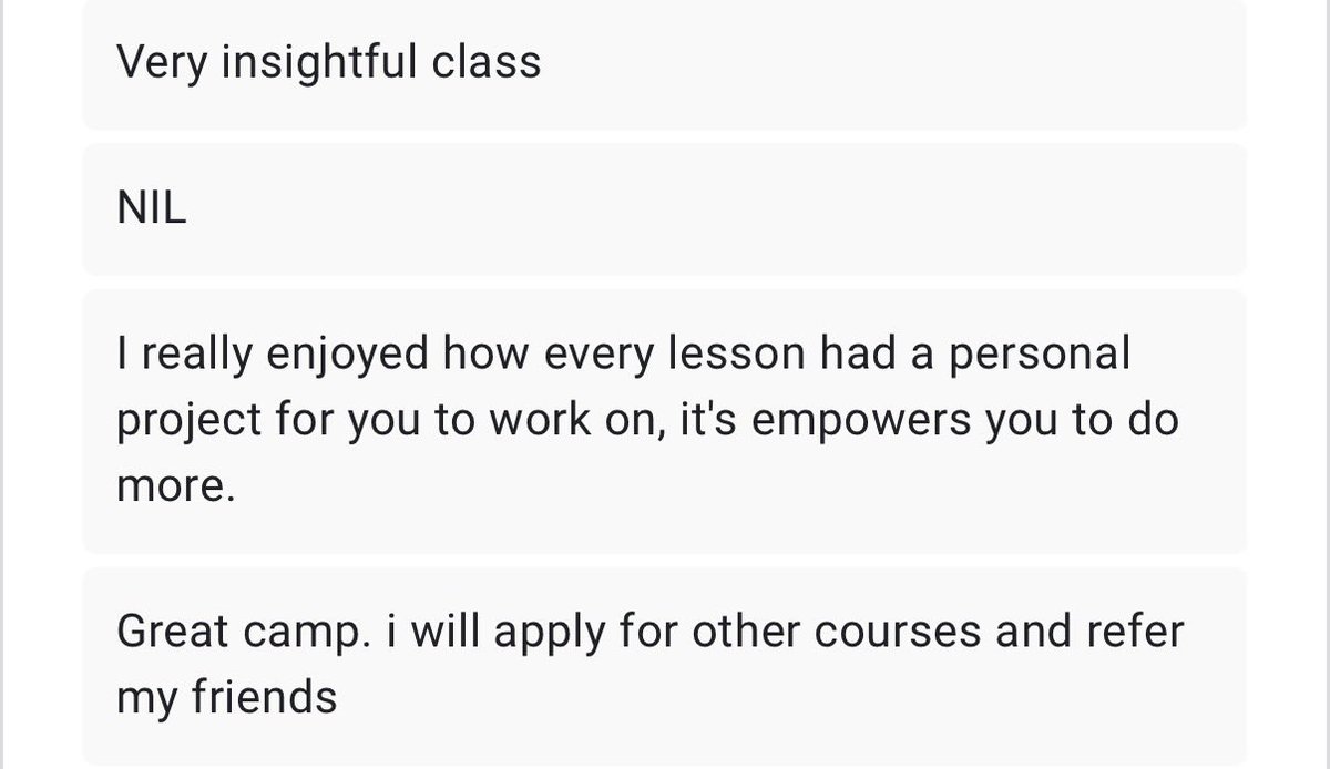 thenaijacarguy's tweet image. “The well-structured modules initially attracted me to the bootcamp, and I’m glad to say they were delivered exceptionally well”