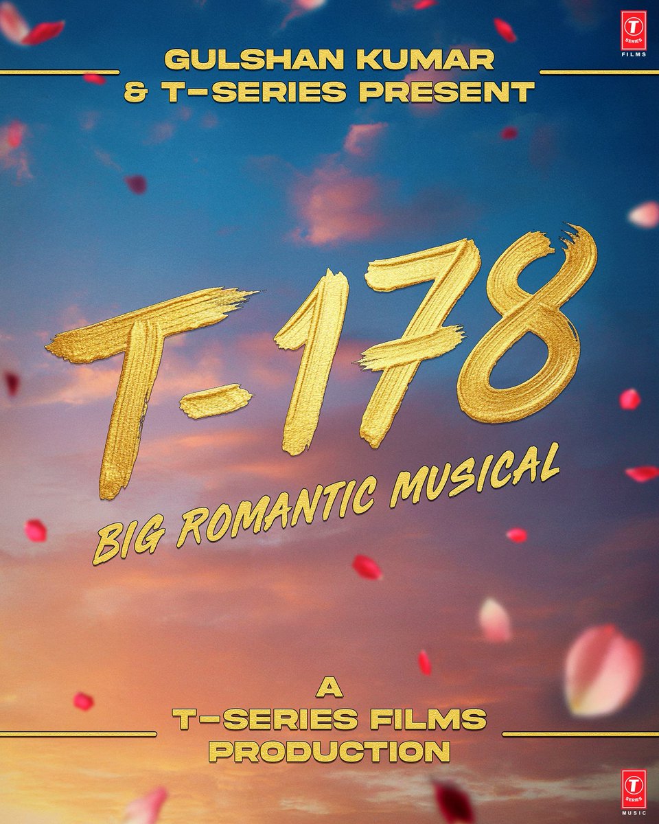 T-SERIES ANNOUNCES RELEASE DATE FOR UPCOMING ROMANTIC-MUSICAL... #TSeries has confirmed the release date of its upcoming romantic-musical drama, not titled yet [#T178] – it arrives in cinemas [Thursday] 1 Oct 2026.

The production house is keeping all creative details under wraps