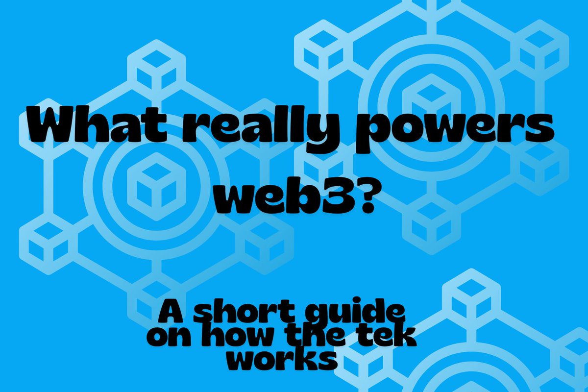 IamIsrael__1's tweet image. If you&apos;re a Web3 creator, understanding how the tek works can save you: 
→ money
→ protect your assets
→ &amp;amp; Improve your onchain experience

Here&apos;s a quick guide on how the tek really works.

🧵Thread