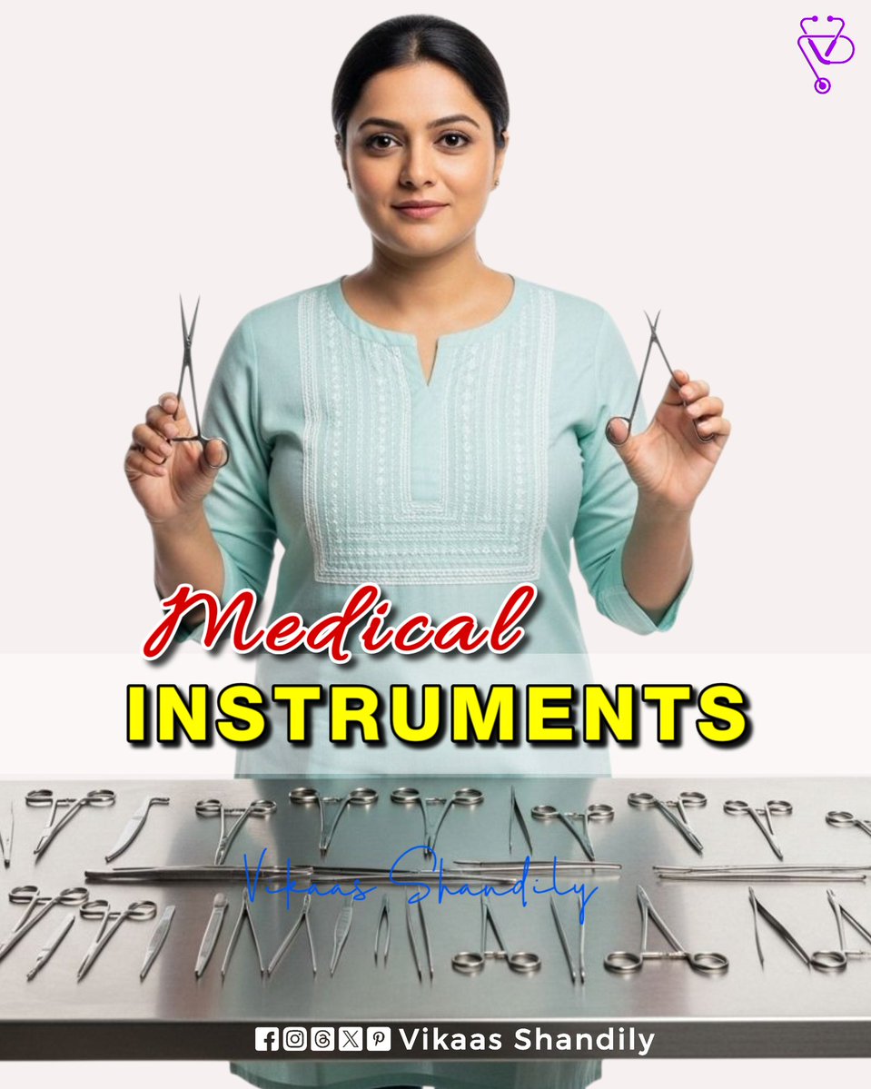VikaasShandily's tweet image. Essential Surgical Instruments 🏥
#SurgicalInstruments #OperatingRoom #surgery  #MedicalTools #SurgeonLife #VikaasShandily #MedStudent #surgicaltech