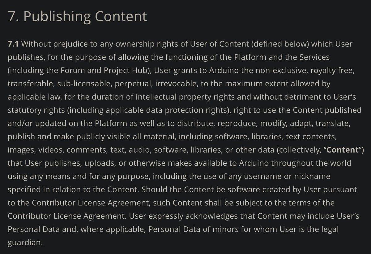 martinfasani's tweet image. #Arduino publishing content rights
Left: Before Qualcomm takeover
Right: Now