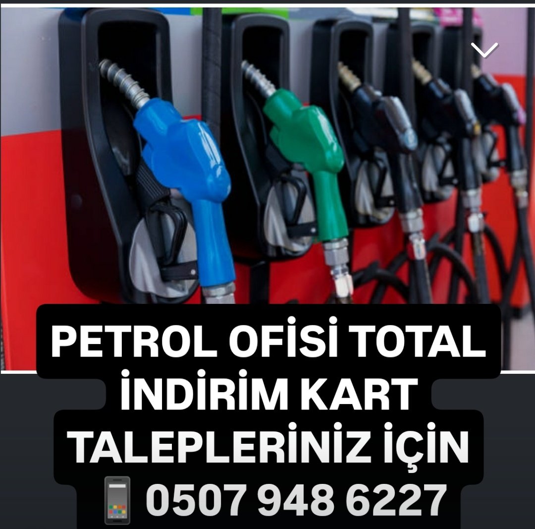 isebir34's tweet photo. #PetrolOfisi #Total #Akaryakıt #Motorin #İndirimKart https://t.co/QKEuBrZcJF
