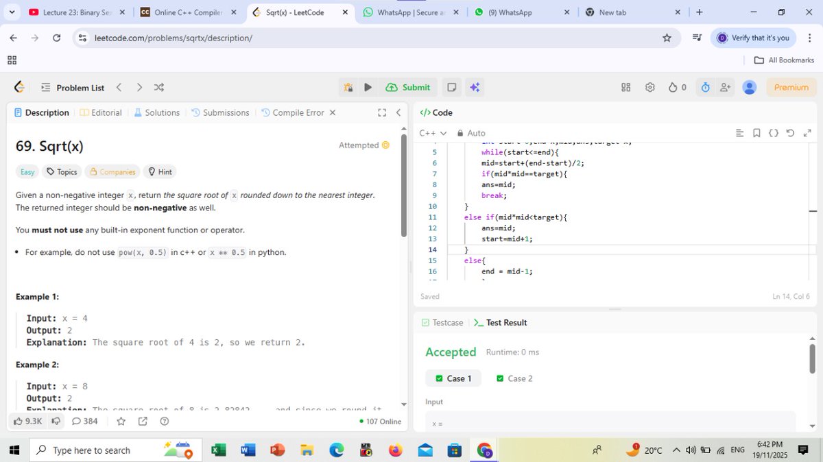 GargDevika32527's tweet image. #leetcodeproblems