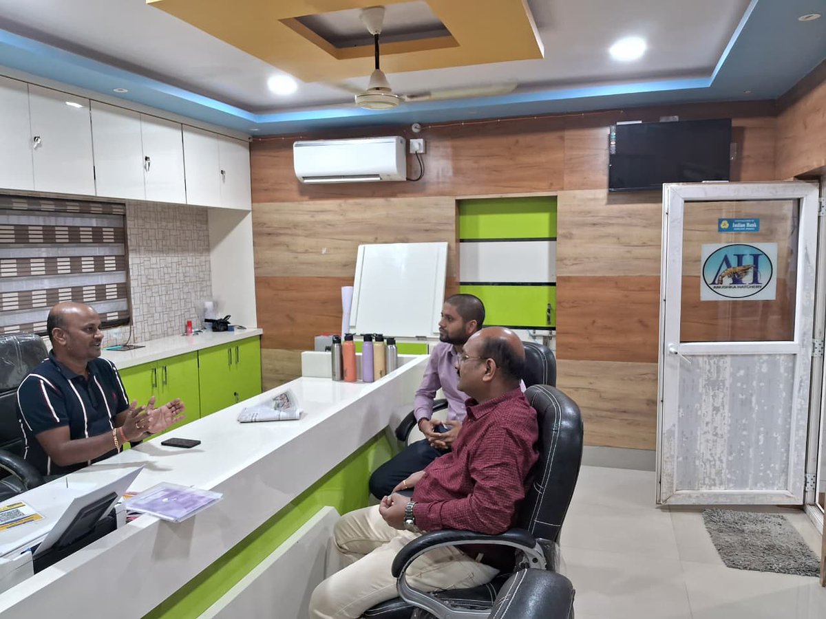 epfoberhampuro1's tweet image. Meeting with the employer of Anushka Hatchery, Gopalpur on Pradhan Mantri Viksit Bharat Rozgar Yojana  &amp;amp; EEC 2025.#PradhanMantriViksitBharatRozgarYojana #epforeforms #EPFO @EPFOZOODISHA @officialepfo