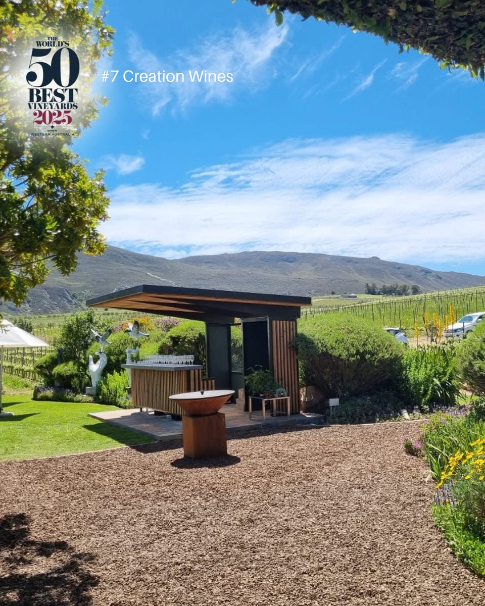 WineLandSA's tweet image. It comes as no surprise to see our wineries recognised among the World’s Best Vineyards. 🤩 #6 Klein Constantia, #7 Creation Wines, #71 Tokara Wine &amp;amp; Olive Farm, #79 Delaire Graff Wine Estate, #94 La Motte, #99 Hamilton Russell Vineyards. You make us proud. 🇿🇦❤️