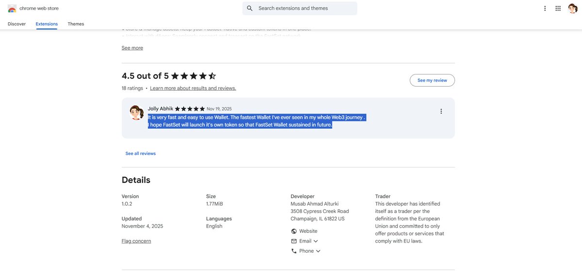jolly_abh's tweet image. @Pi_Squared_Pi2 added new task ; Review the FastSet Wallet.
I&apos;ve done it recently 😑

You should also complete that task to grab 200 Points.

#FastSet
#Review
