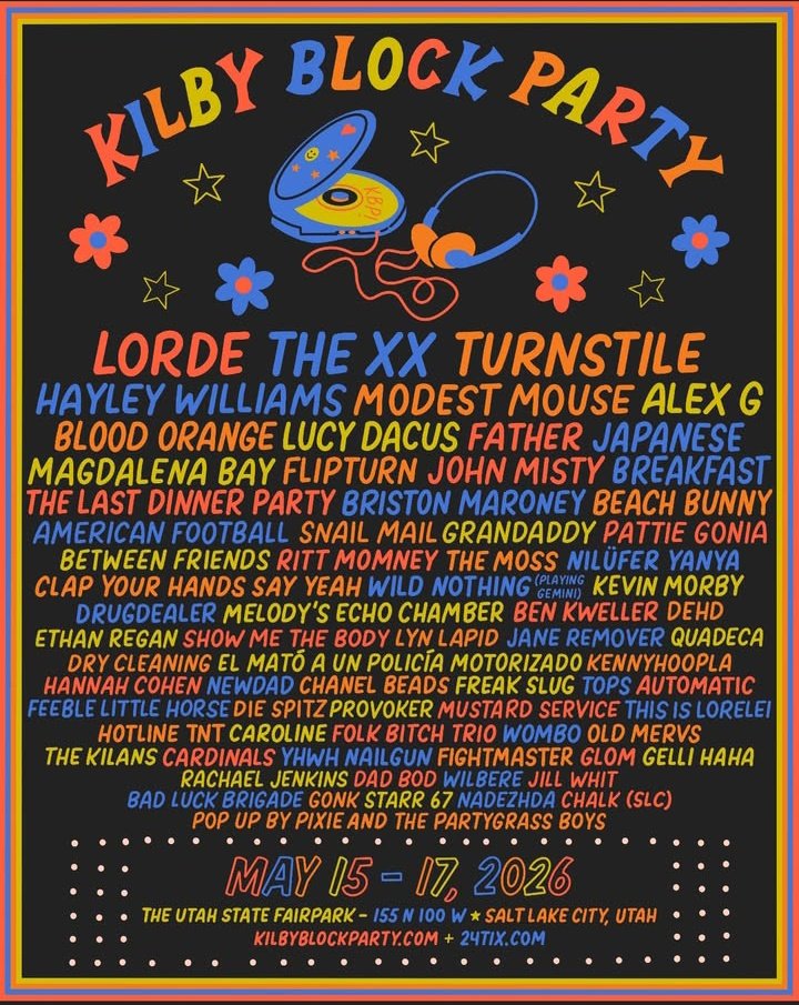 🌐 - Magdalena Bay will be participating in the Kilby Block Party festival, alongside with huge artists like Lorde and Hayley Williams.