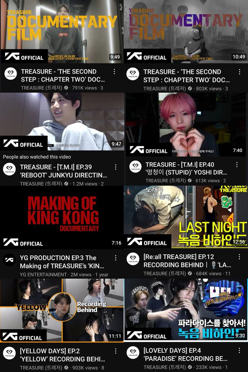 clioyshjhn's tweet image. #TREASURE is a self-produced group and u can see how the prod’ line takes charge in directing &amp;amp; producing each song from THE 1ST STEP to LOVE PULSE. Their raw vocals/rap shine in the recording behind and the producer line is credited in KOMCA as lyricists, composers &amp;amp; arrangers.