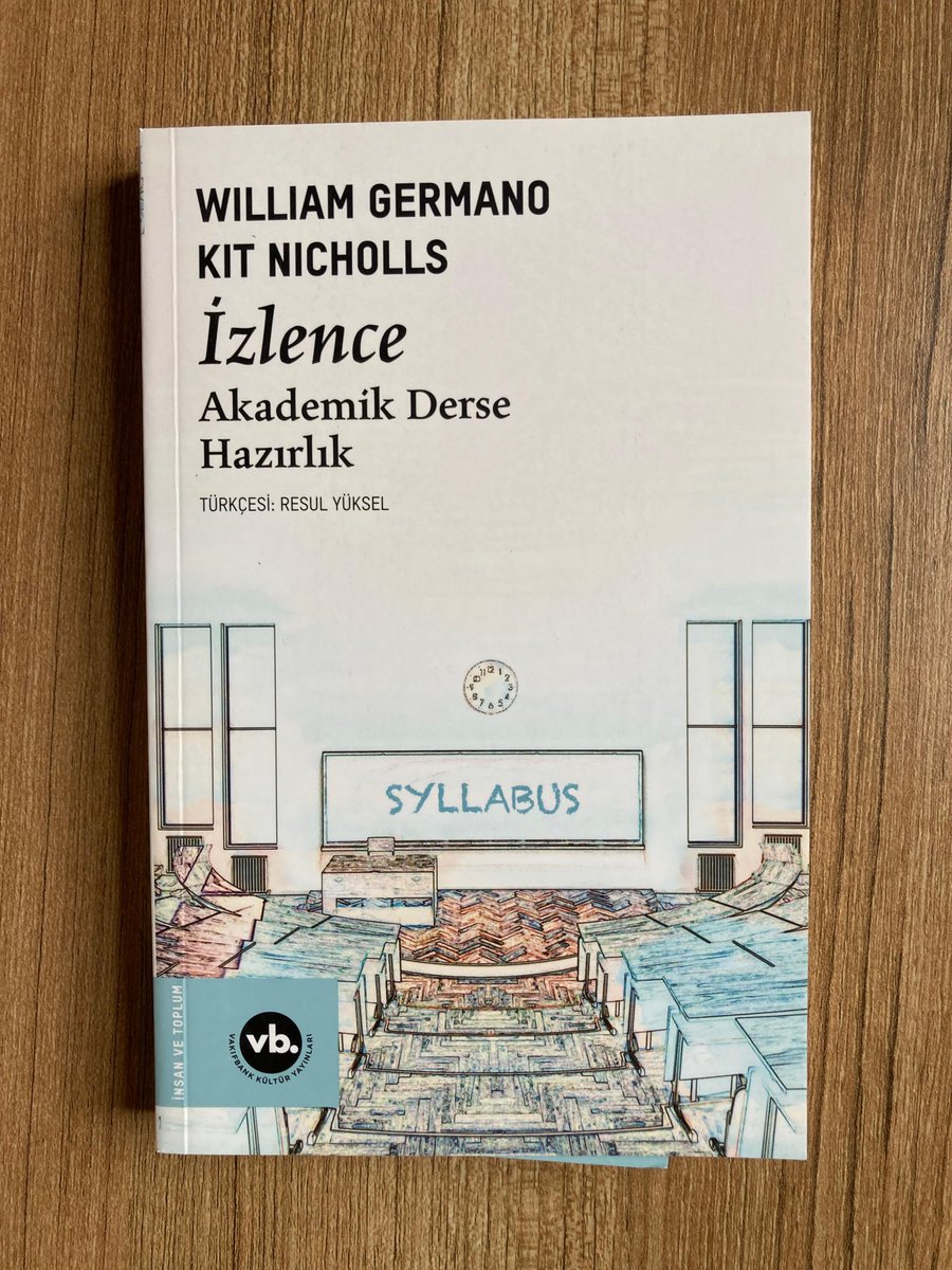 📚
Bugün bize gelenlerde William Germano ve Kit Nicholls’tan İzlence: Akademik Derse Hazırlık var. Resul Yüksel'den Türkçeye kazandırdığı eser <a href="/VakifBankKY/">VakıfBank Kültür Yayınları</a> tarafından neşredildi.
✍️
“Doğru izlenceyi hazırlamak için konu bilgisinden daha fazlası lazımdır: Bu, sınıfın ne yapması