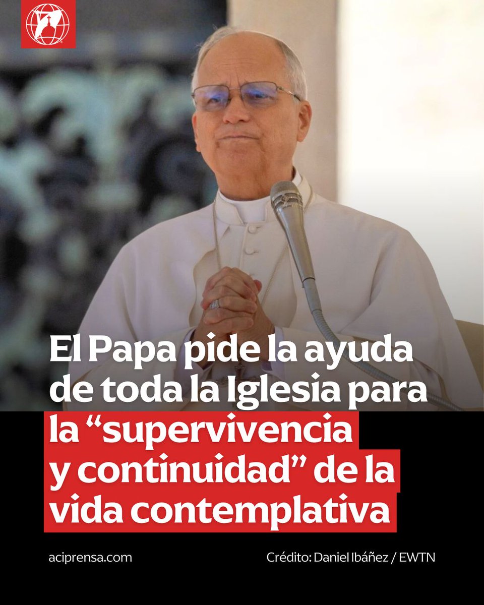 Durante la Audiencia General de este miércoles, el Papa León XIV lanzó un llamamiento a toda la Iglesia para sostener de manera concreta a las comunidades de vida contemplativa, cuya misión —dijo— es “silenciosa, fecunda e insustituible”.

El Pontífice recordó que pasado mañana,