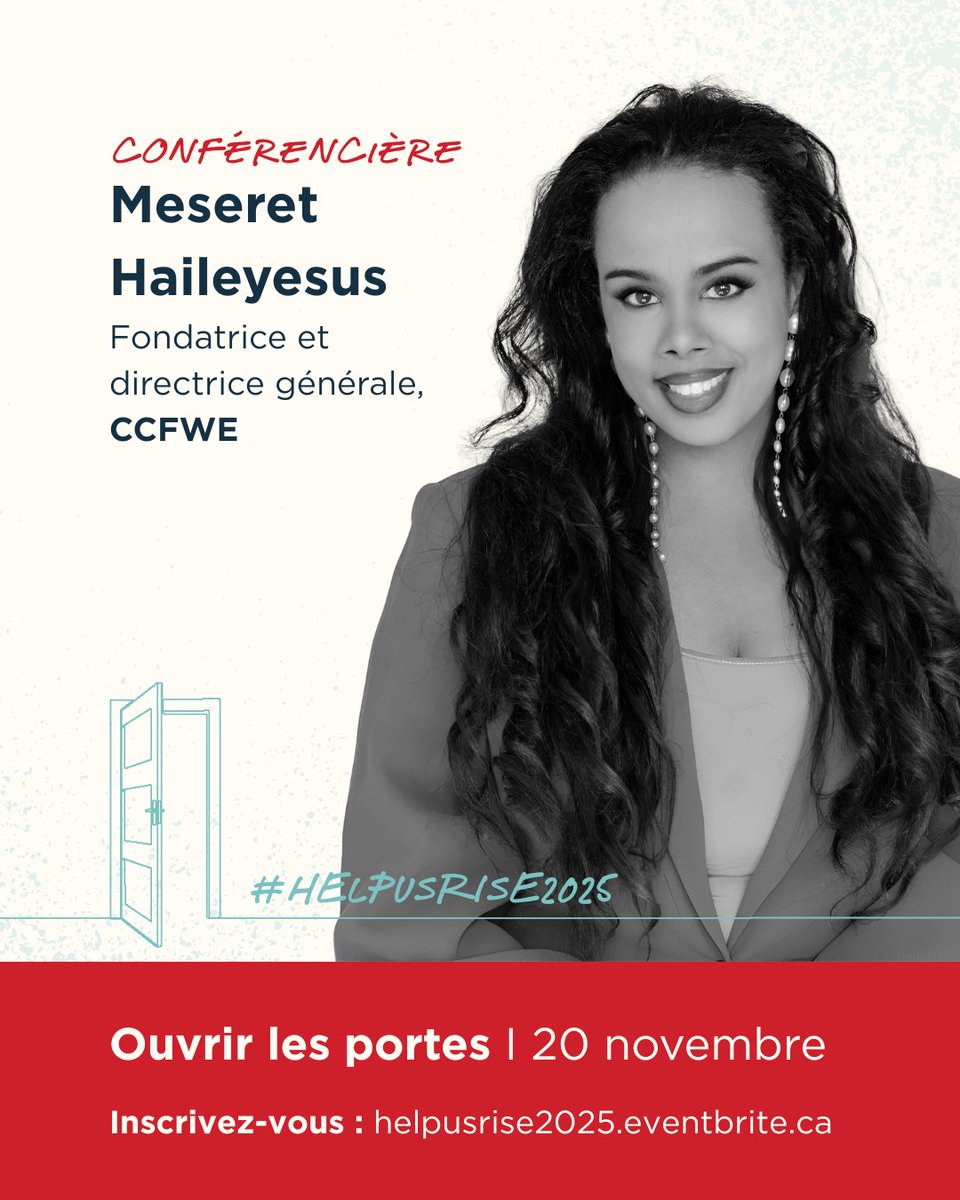 Meet the Speakers: Opening Doors: Making Housing Safer for Survivors

Meseret Haileyesus, Founder &amp; CEO of CCFWE is a national and global leader in addressing economic abuse and advancing women’s financial security. A 2025 Governor General’s Award recipient, she has helped drive