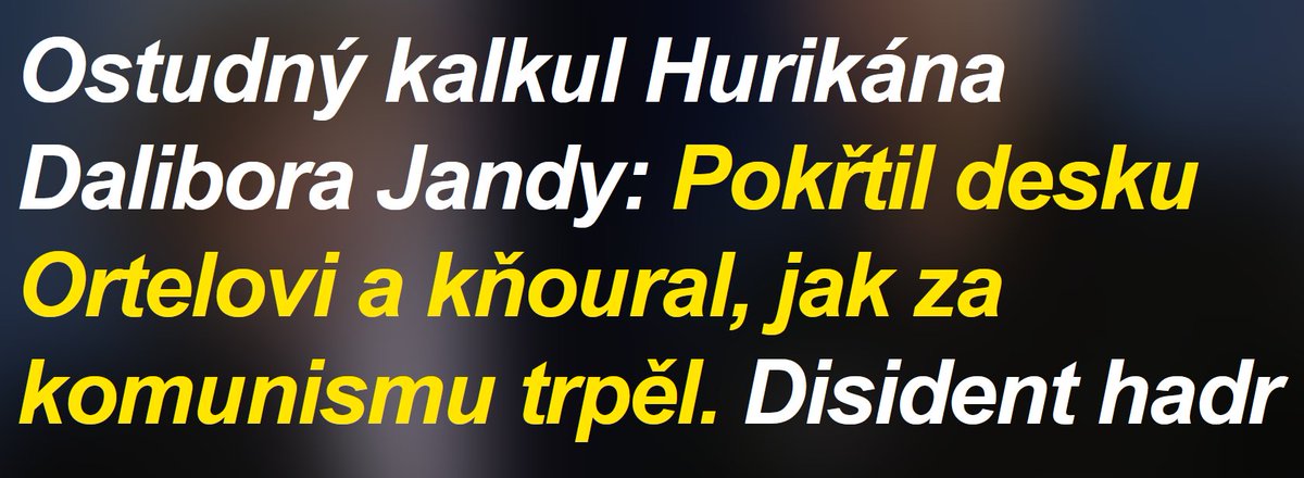 Stáří je nepěkná věc, když doslouží rozum a paměť.
Jen panu Daliboru Klobásovi připomenu, že byl přímo učebnicový režimní tajtrlík, tyl z něj a byl všude. Mmjn třeba na Festivalu politické písně.
Ať ty své žvásty zopakuje Martě Kubišové, dokáže-li se jí podívat do očí, blbeček.🤡