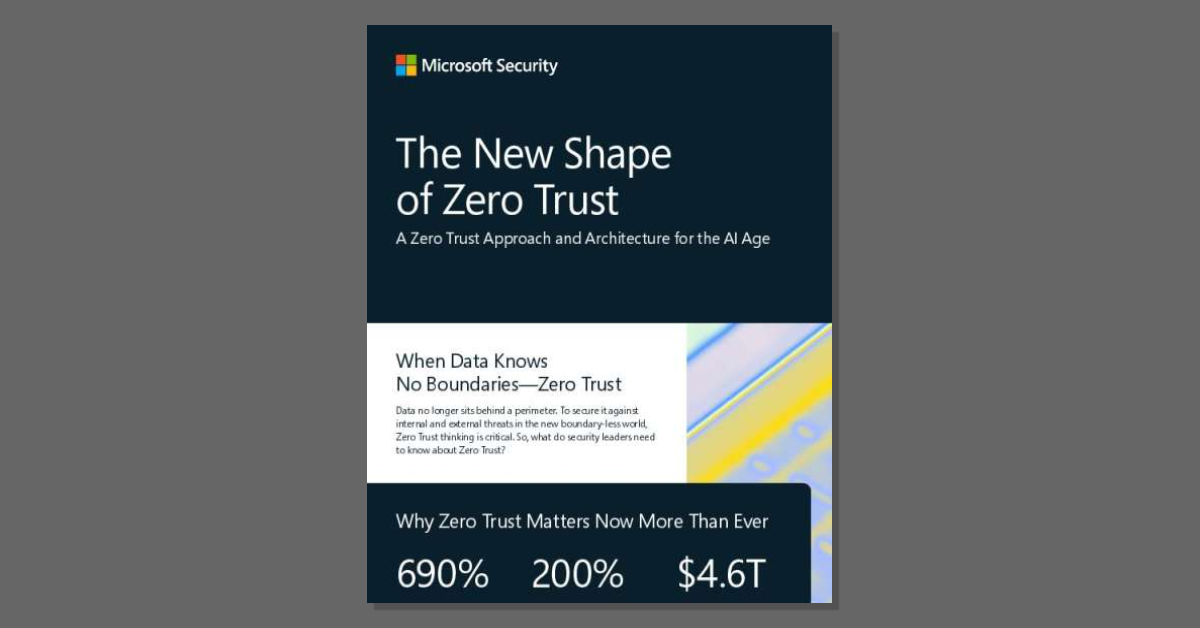CoastalCompSys's tweet image. Data has no boundaries, neither should your defense. 🛡️ See how Microsoft defines a modern Zero Trust architecture for the AI age in this visual guide. @msftsecurity stuf.in/bhiy7o