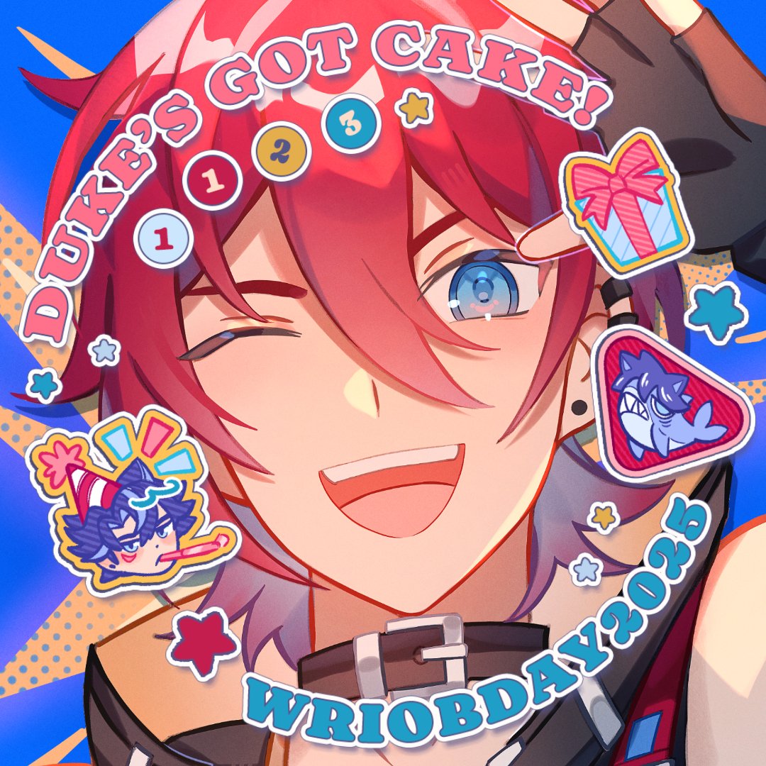 hilicurly's tweet photo. Celebrating Duke Wriothesley's birthday on November 23rd, 2025! (ft. Luka Strongarm!!)

https://t.co/7cL7KkIucj

#DukesGotCake #リオセスリ生誕祭2025 
#Wriothesley #リオセスリ #Genshinlmpact https://t.co/g08ZpCPttX