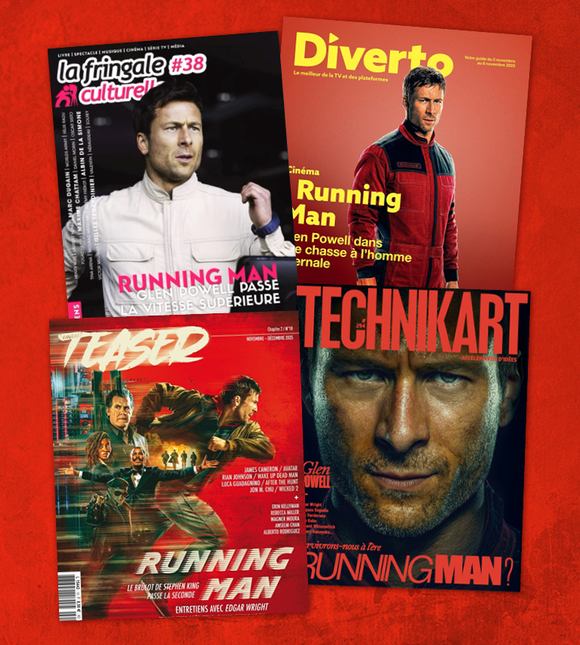 Nos belles couvertures pour la sortie de RUNNING MAN ❤️