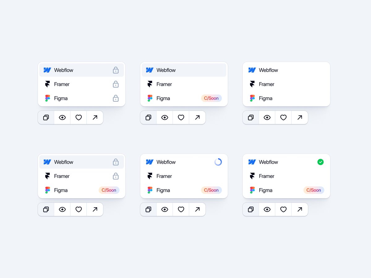 armannijum's tweet image. Copy Components Micro State for @GrabuiLibrary 

More coming soon...