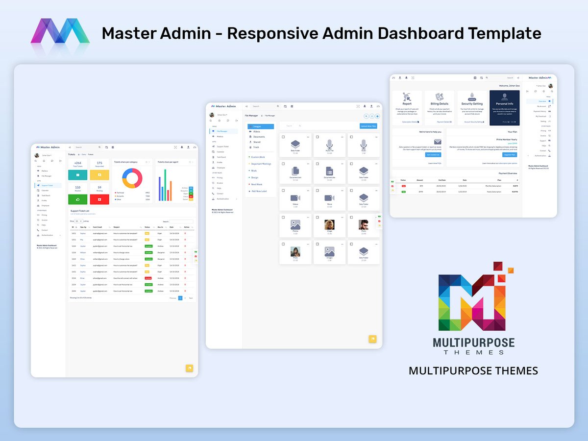 MultiStoreTheme's tweet image. Modern Bootstrap 5 Admin Template for Clean &amp;amp; Responsive Dashboards
.
Buy Now: themeforest.net/item/master-ad…
.
#bootstrap5admintemplate #bootstrapui #dashboarddesign #webtemplate #adminpanel #uidesign #responsiveui #uidevelopment #bootstrapdashboard #webapps
