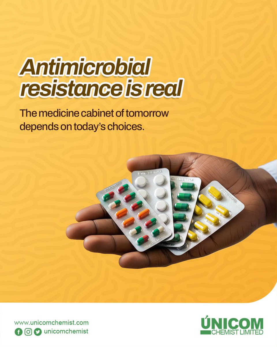 unicomchemist's tweet image. This week, Unicom joins Antimicrobial Awareness Week with the theme “Act Now: Protect Our Present, Secure Our Future.” Proper antibiotic use, from children’s suspensions to adult prescriptions, ensures healthier families and communities in the long term. #WAAW #AMR  #Unicom