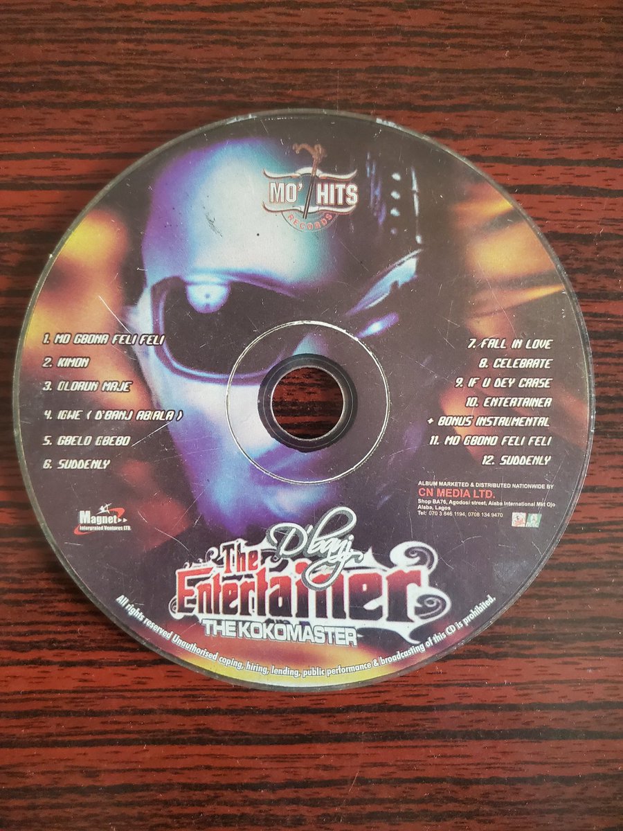 magnus_coker's tweet photo. Was doing some house keeping at my parent's and I found this. A lot of memories came flooding into my mind. Thank you @DONJAZZY and @iamdbanj for this album. #Mogbonofelifeli 
#MoHits
#DonJazzy
#DBanj 
#KokoMaster 
❤️❤️❤️ https://t.co/cS7LQcXyYX