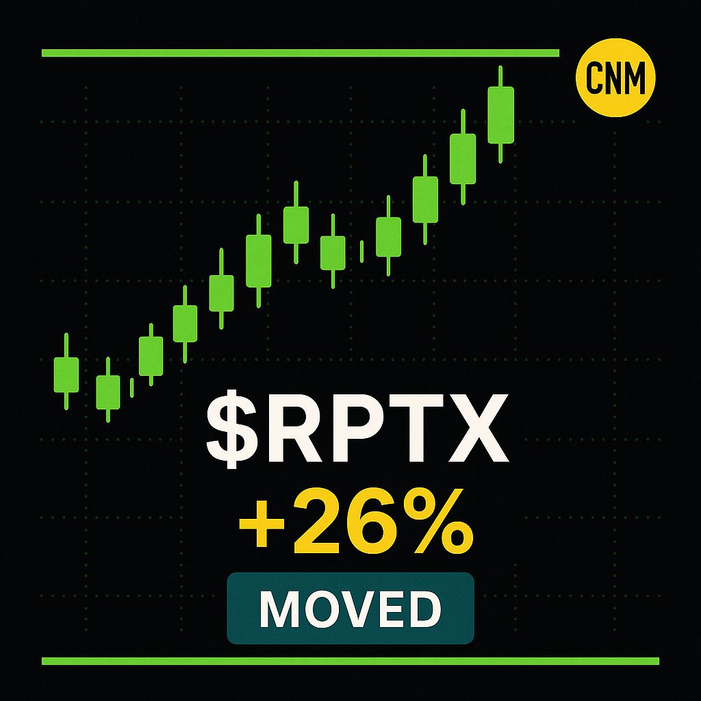 CoachNickMoney's tweet image. 🚀🔥 $RPTX exploded past resistance with strong volume and a bullish RSI reversal! 📈📊 Chart breakout confirmed, turning heads! 🧐✨ #MomentumMagic