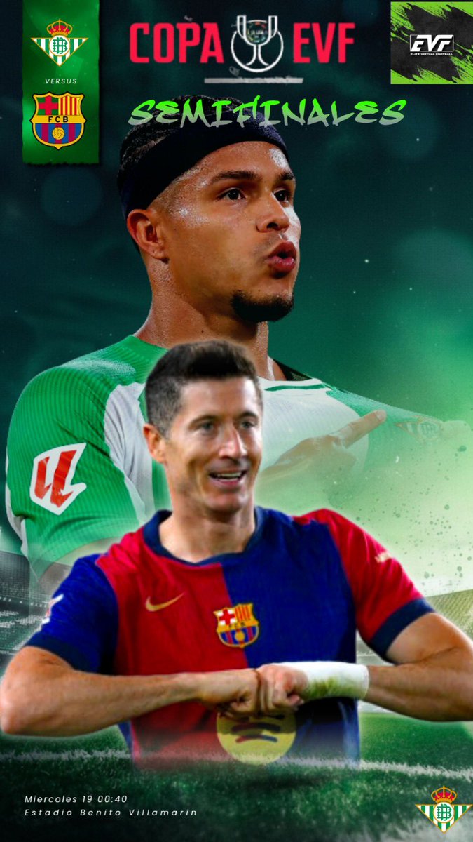 PRORealBetis's tweet image. Hoy se decide quien pasa a la final contra un gran equipo @EVFPRO !!

¿Quién ganará? 💚🤍