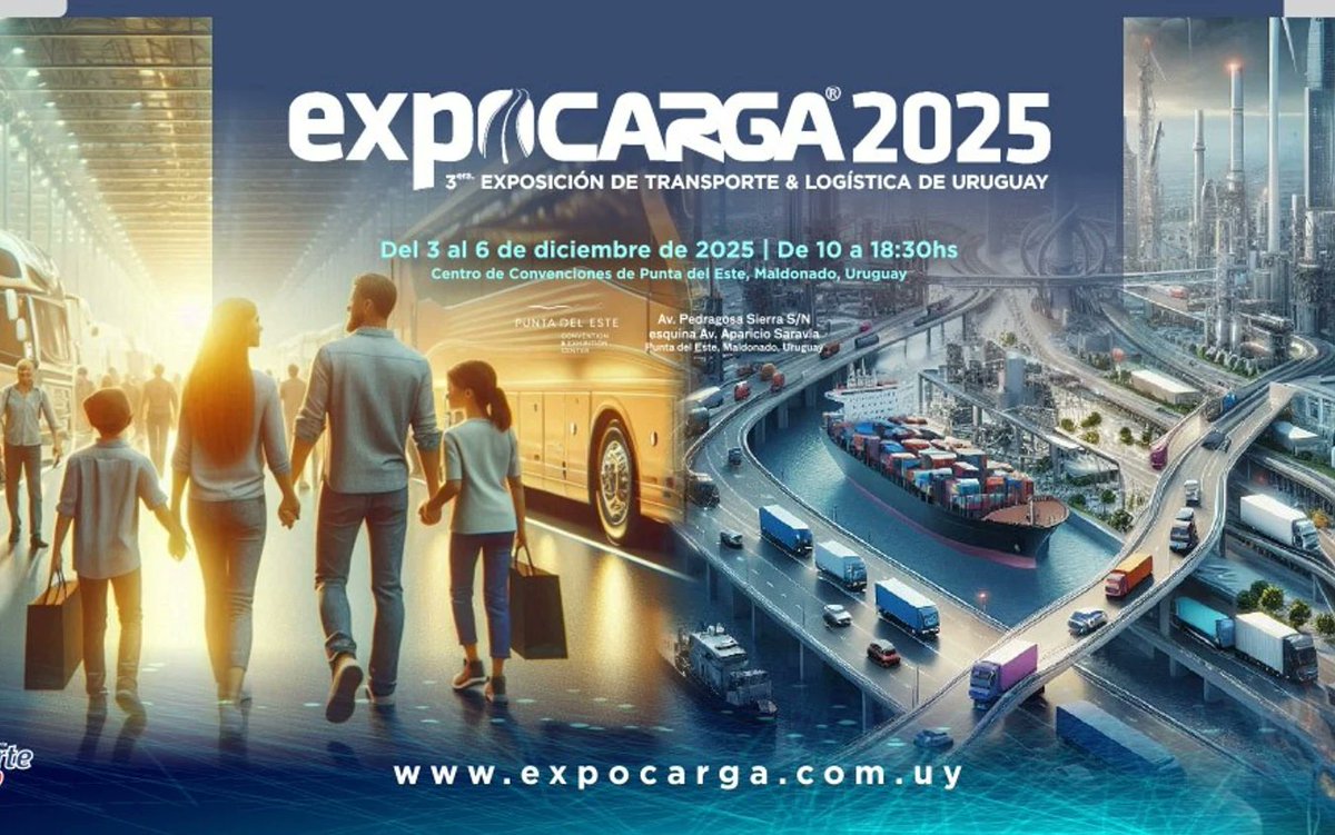 INALOG estará en EXPOCARGA 2025 en el stand 63. Más de 90 expositores y foco en movilidad sostenible. ¡Acompañanos! 🚚⚡