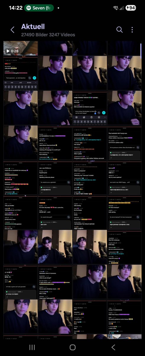 My dog in the middle of the live 🤣🤣🤣