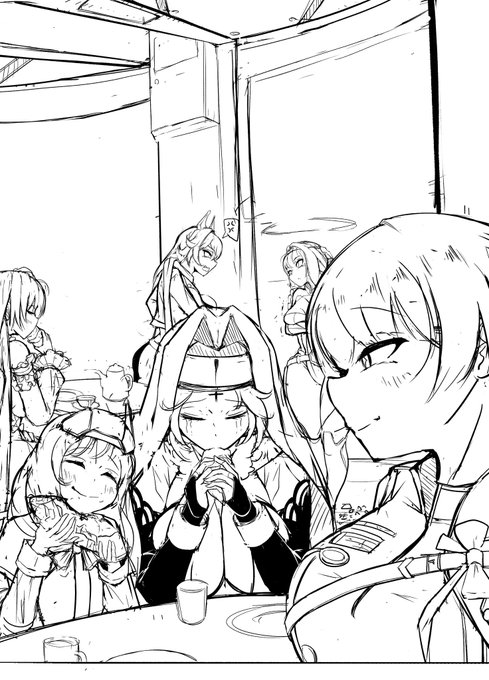 息抜きにミニ漫画描いてく 