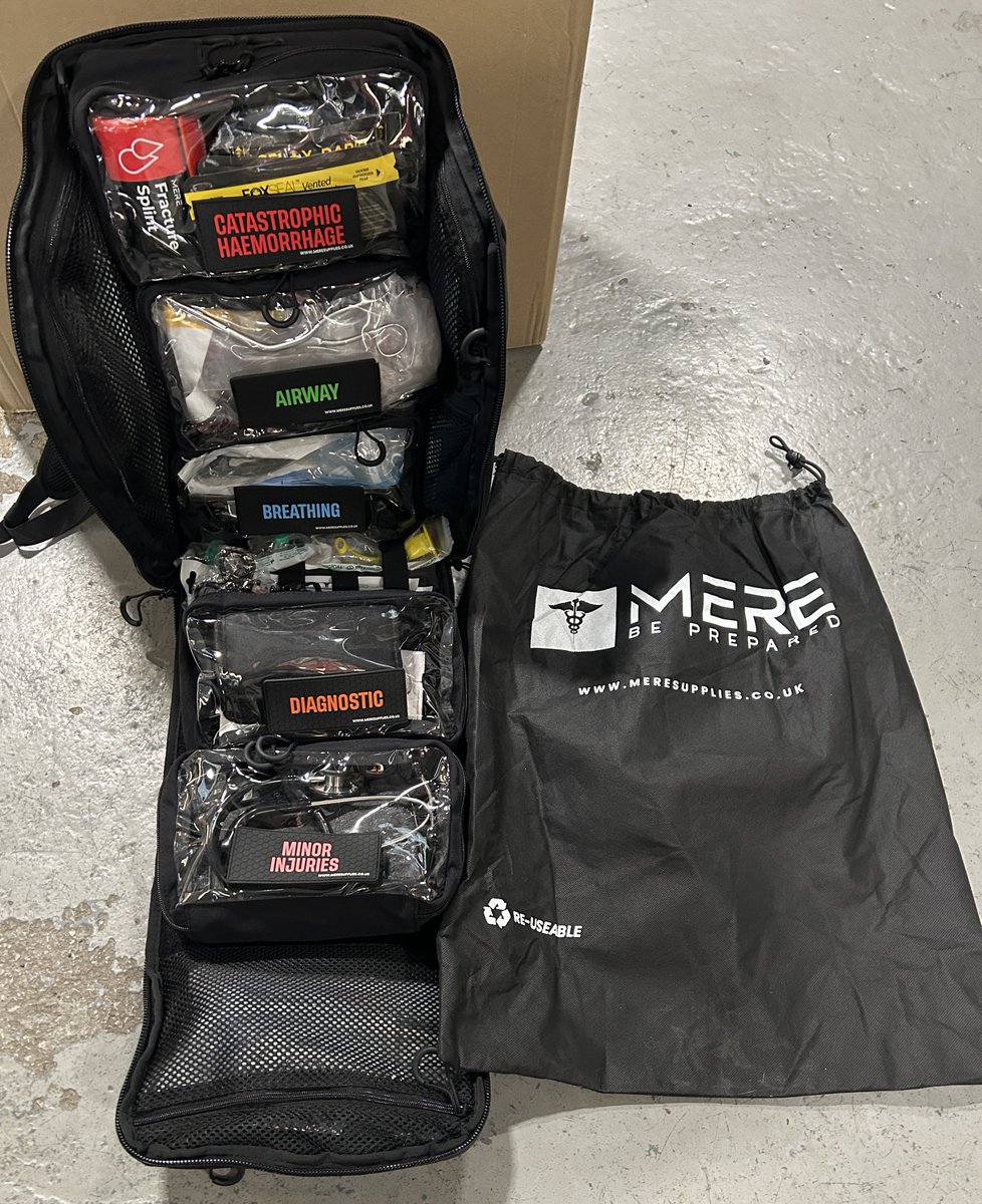 RescueSpec's tweet photo. Big thank you to Brad and Amy at Mere Supplies for our new Paediatric First Aid bag 👶🩺
Top-quality kit and exactly what we needed to support our training and response work.
Really appreciate the support! 🙌
#RescueSpecialist #MereSupplies https://t.co/XHq2cwRt9Z
